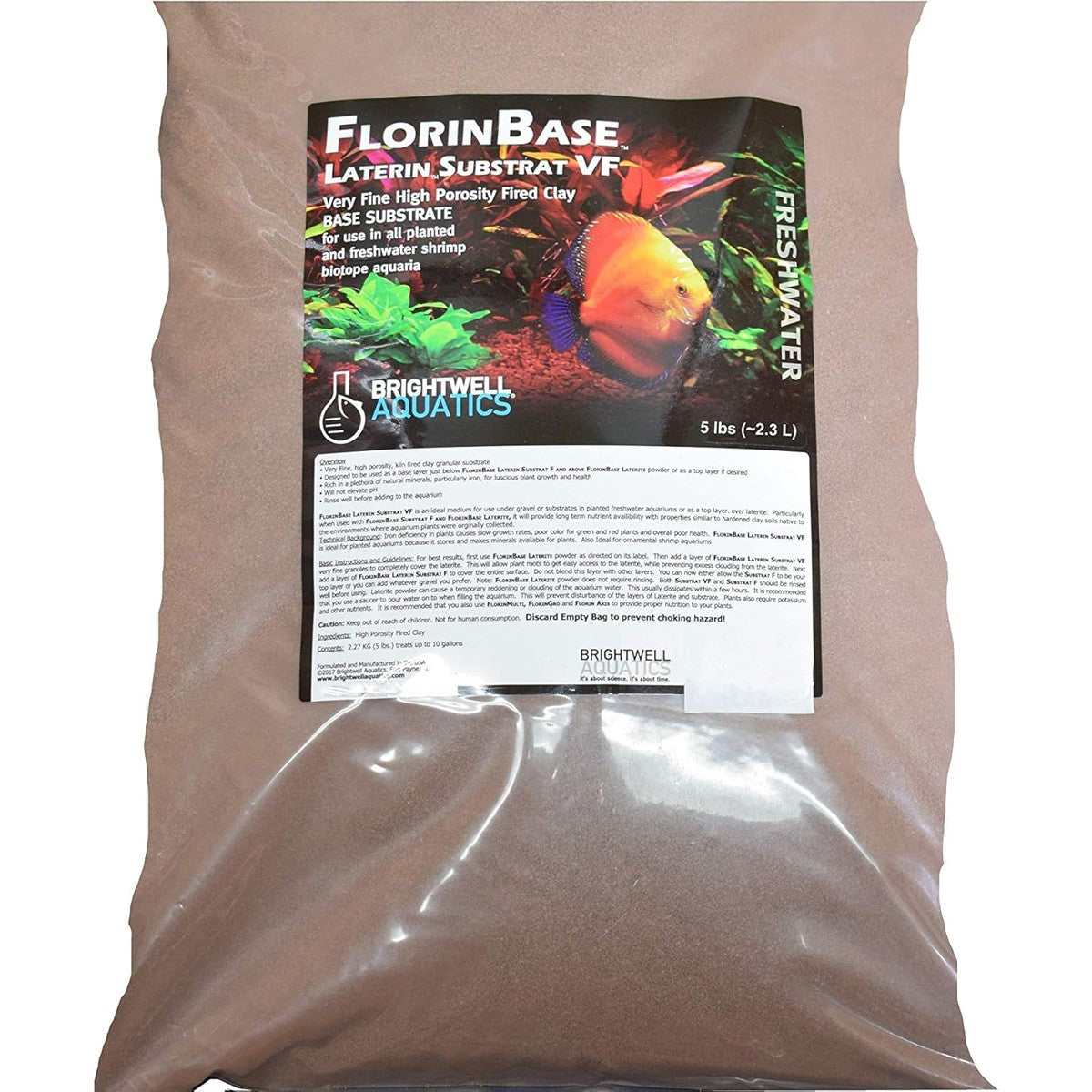 FlorinBase Laterin Substrat VF – Ultra-Fine, High-Porosity Clay Substrate for Planted Aquariums Brightwell Aquatics