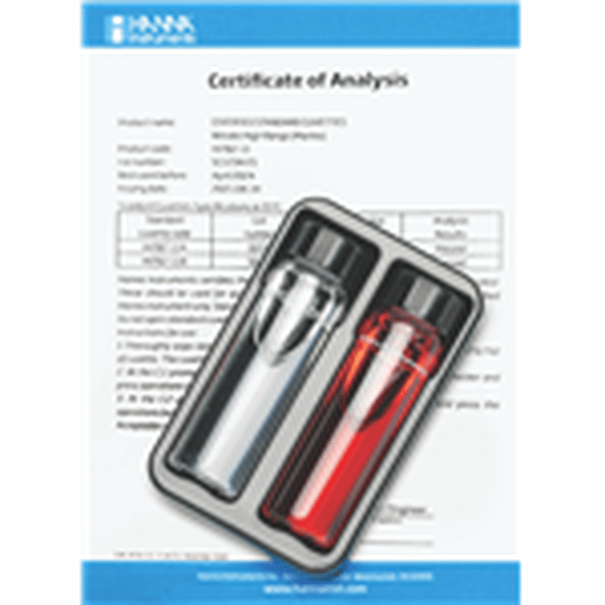 Hanna Marine Nitrate High Range Checker HC Calibration Check Set - HI782-11 Hanna Instruments