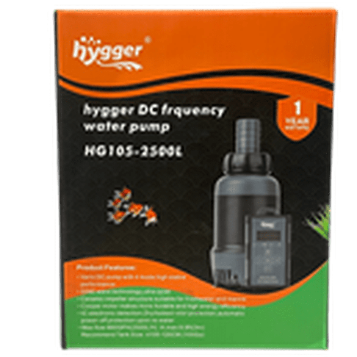 Hygger DC Frquency Water Pump 660gph HG105-2500L Hygger