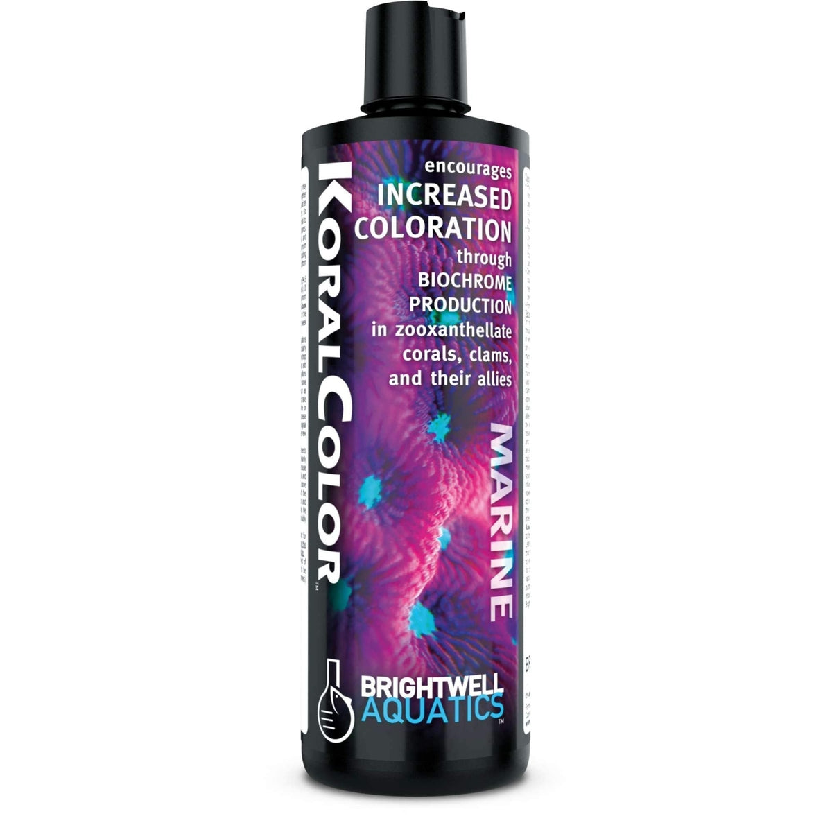 KoralColor – Biochrome Enhancer for Coral & Clam Coloration Brightwell Aquatics