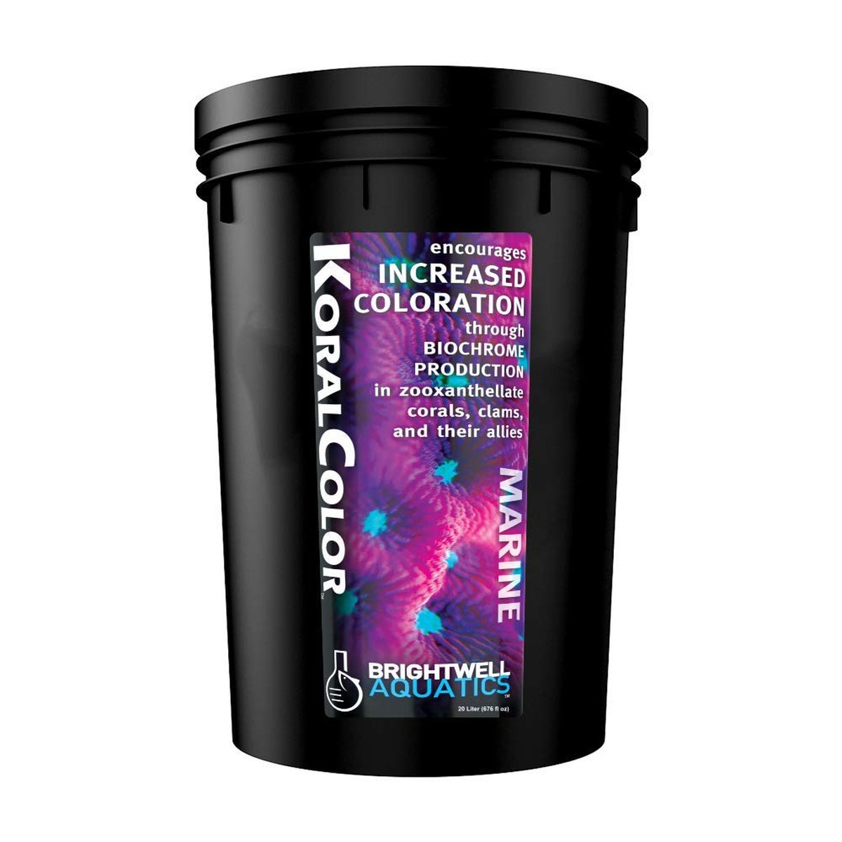 KoralColor – Biochrome Enhancer for Coral & Clam Coloration Brightwell Aquatics