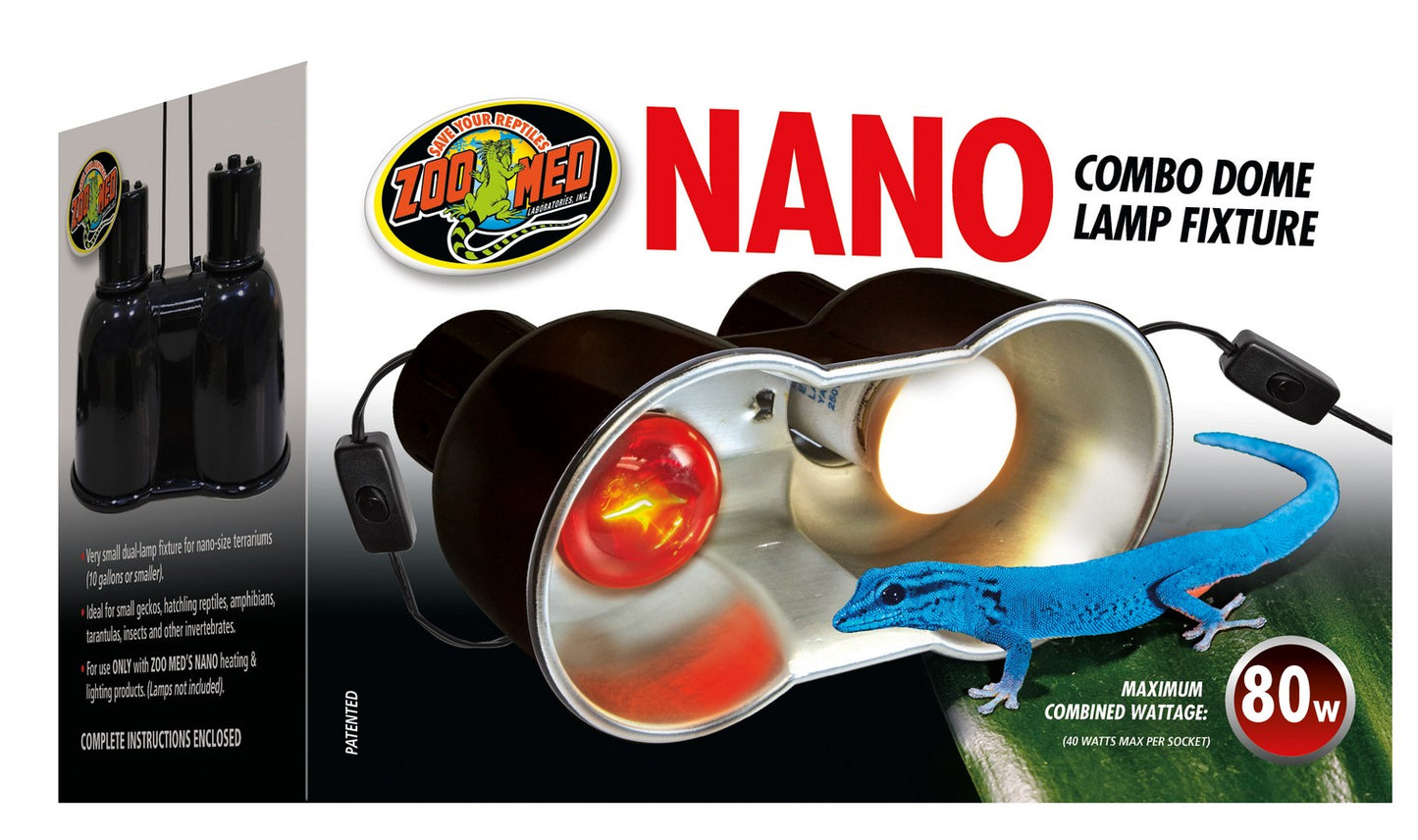 Zoo Med Nano Combo Dome Lamp Fixture Zoo-Med