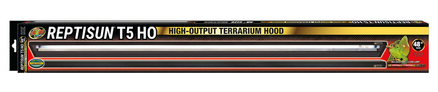 Zoo Med ReptiSun® T5 HO Terrarium Hood with 5.0 Bulb Zoo-Med