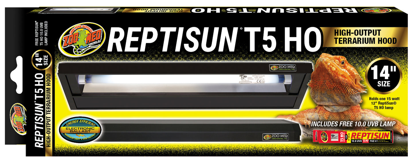 Zoo Med ReptiSun® T5 HO Terrarium Hood with 10.0 Bulb Zoo-Med
