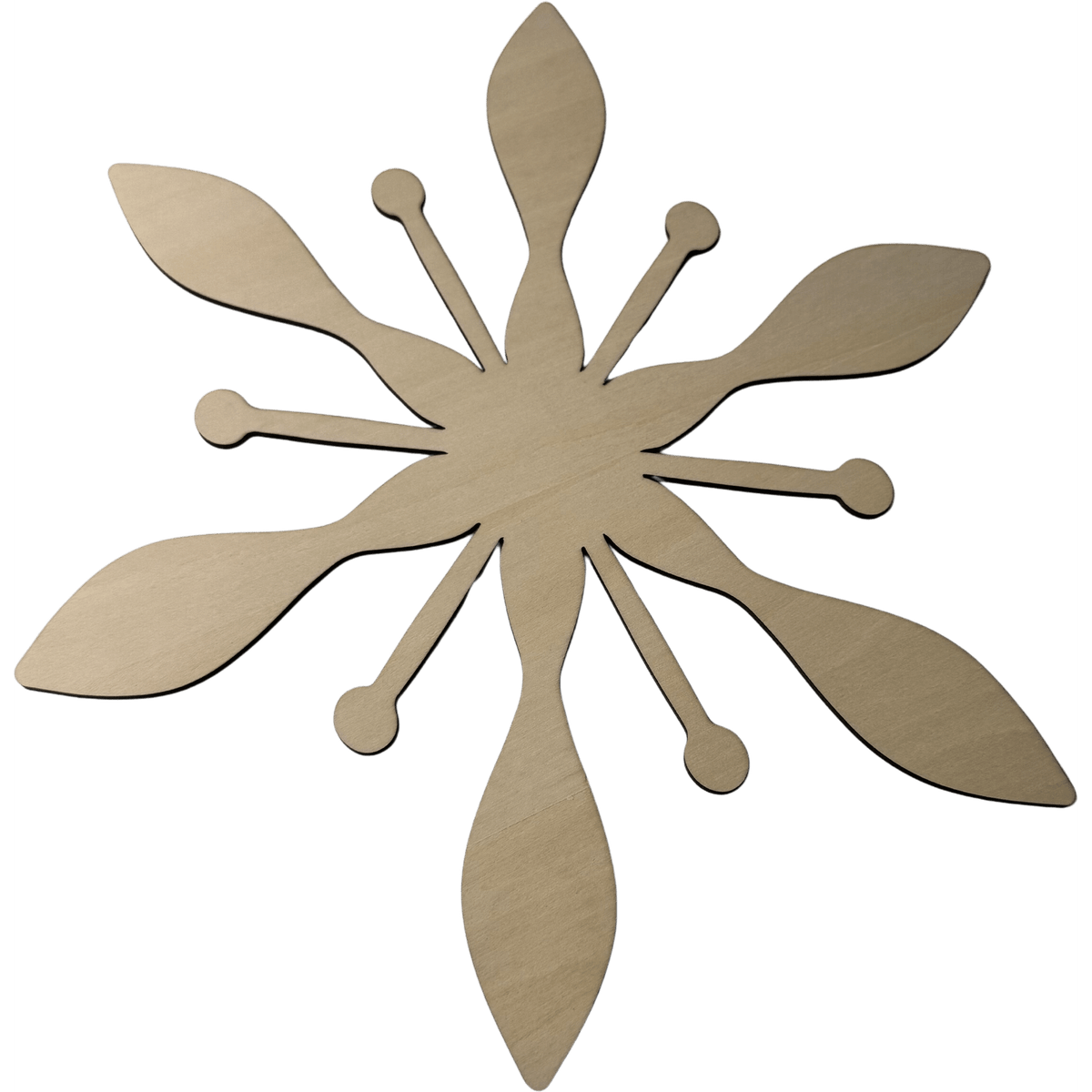Lawn and Pets Christmas Wood Snow Flakes Design 21 Lawn and Pets