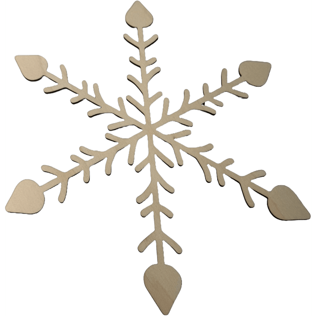 Lawn and Pets Christmas Wood Snow Flakes Design 22 Lawn and Pets