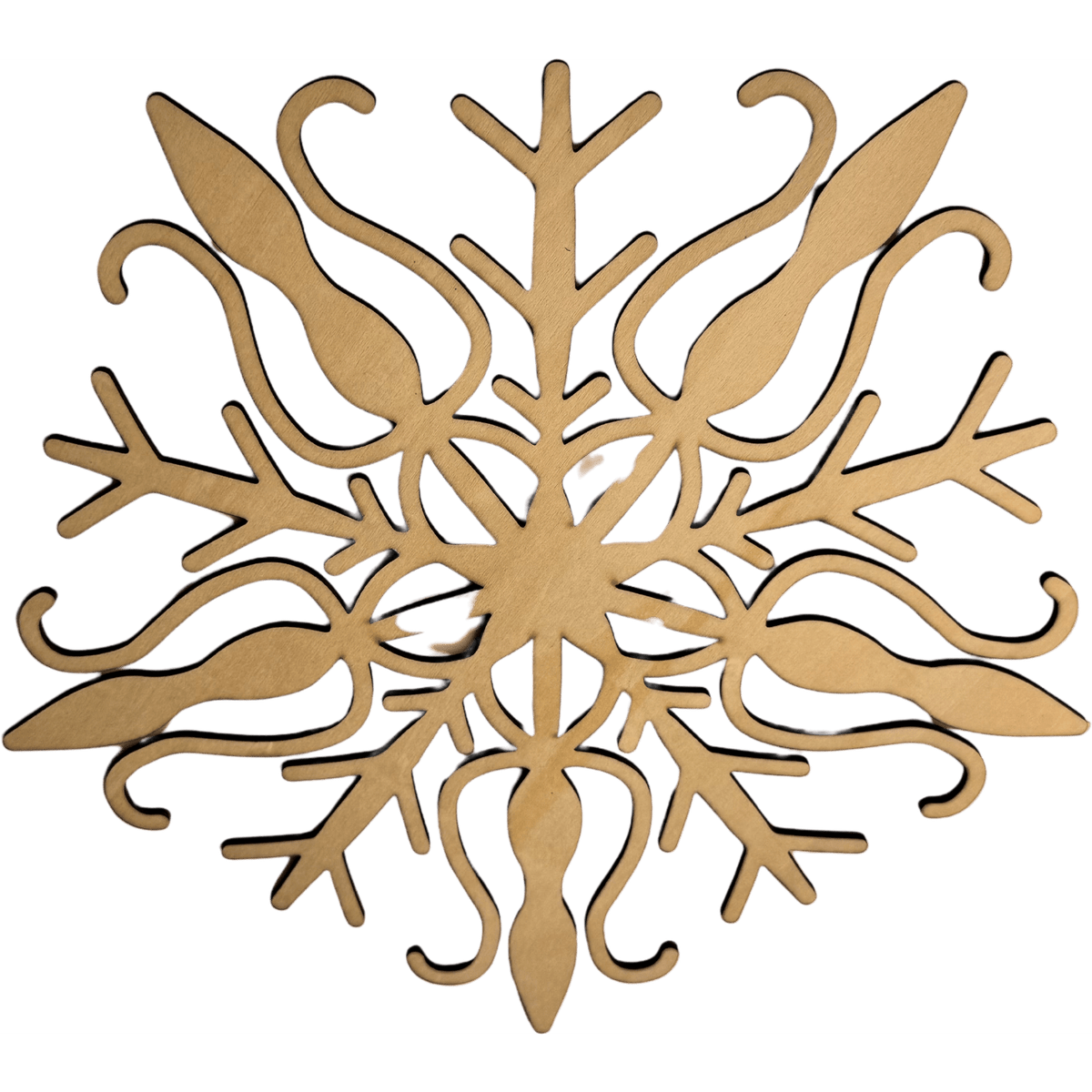 Lawn and Pets Christmas Wood Snow Flakes Design 23 Lawn and Pets