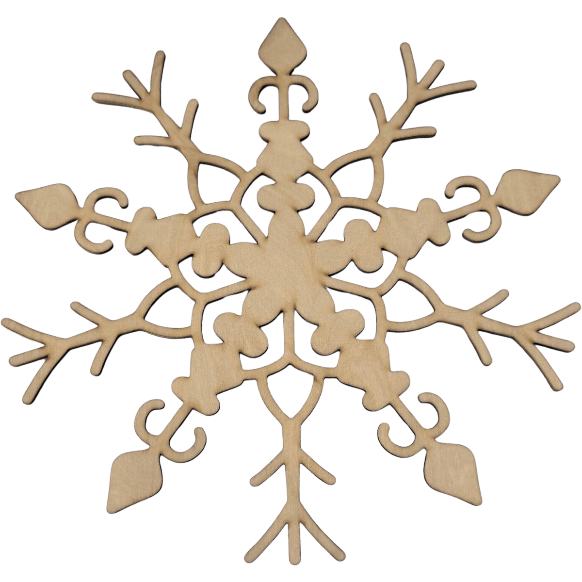 Lawn and Pets Christmas Wood Snow Flakes Design 24 Lawn and Pets