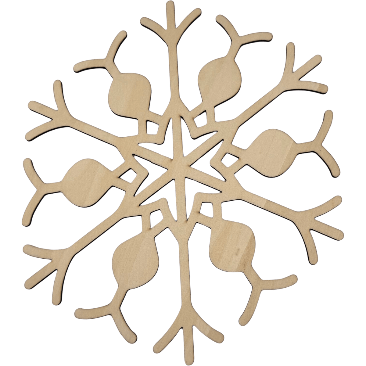 Lawn and Pets Christmas Wood Snow Flakes Design 26 Lawn and Pets