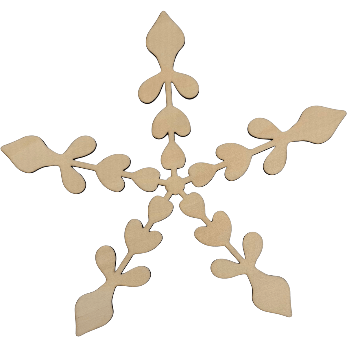Lawn and Pets Christmas Wood Snow Flakes Design 28 Lawn and Pets