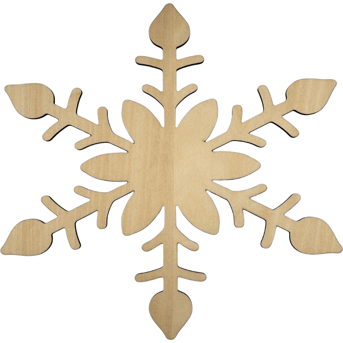 Lawn and Pets Christmas Wood Snow Flakes Design 30 Lawn and Pets