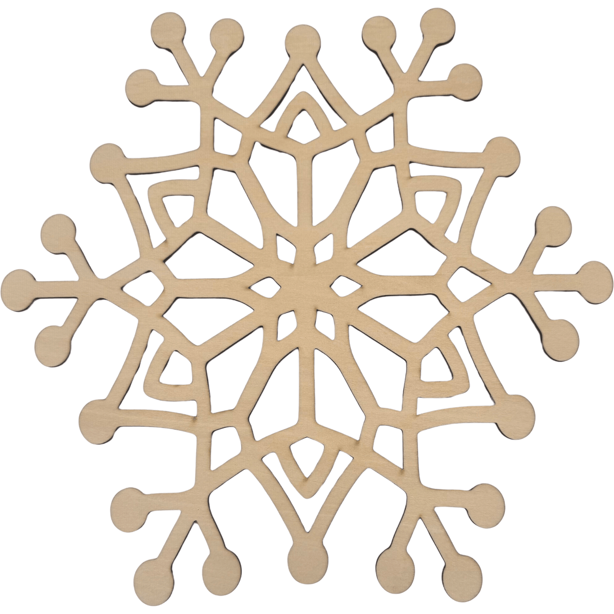 Lawn and Pets Christmas Wood Snow Flakes Design 31 Lawn and Pets