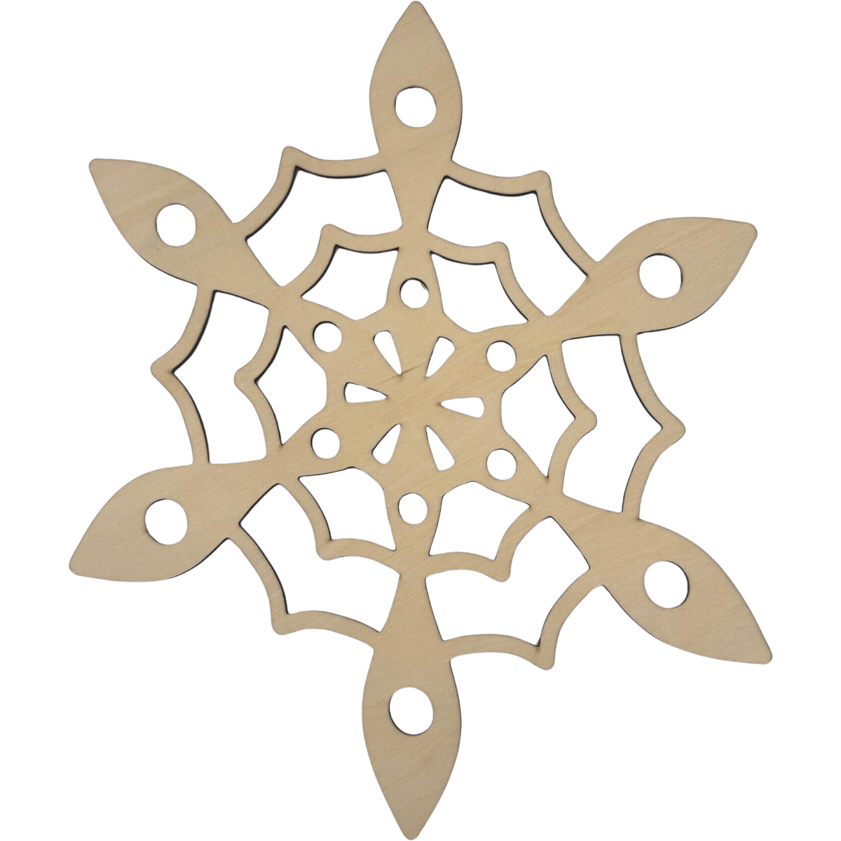 Lawn and Pets Christmas Wood Snow Flakes Design 34 Lawn and Pets