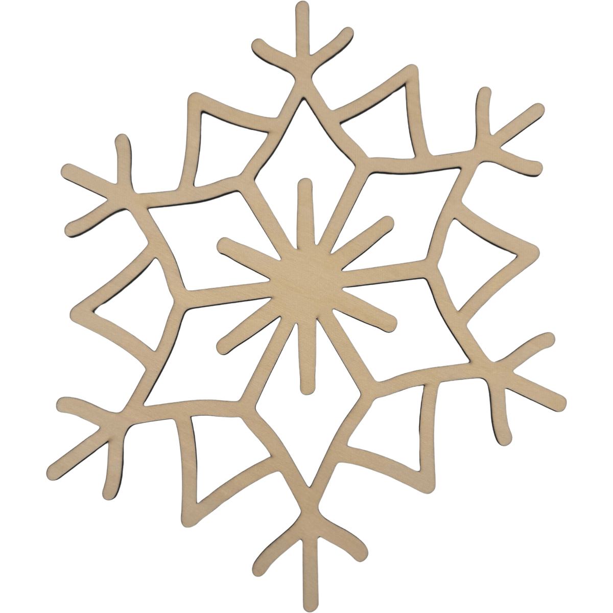 Lawn and Pets Christmas Wood Snow Flakes Design 35 Lawn and Pets