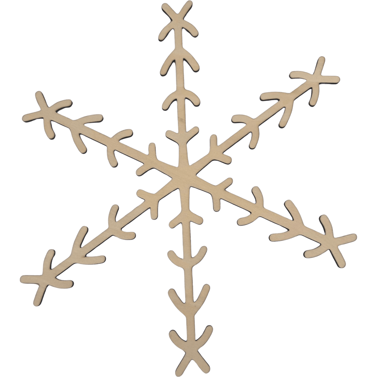 Lawn and Pets Christmas Wood Snow Flakes Design 36 Lawn and Pets