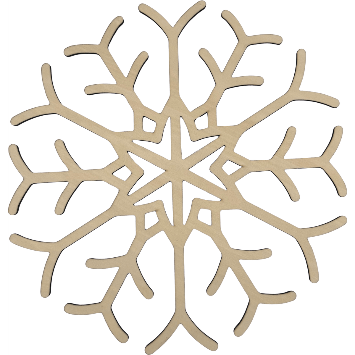 Lawn and Pets Christmas Wood Snow Flakes Design 38 Lawn and Pets