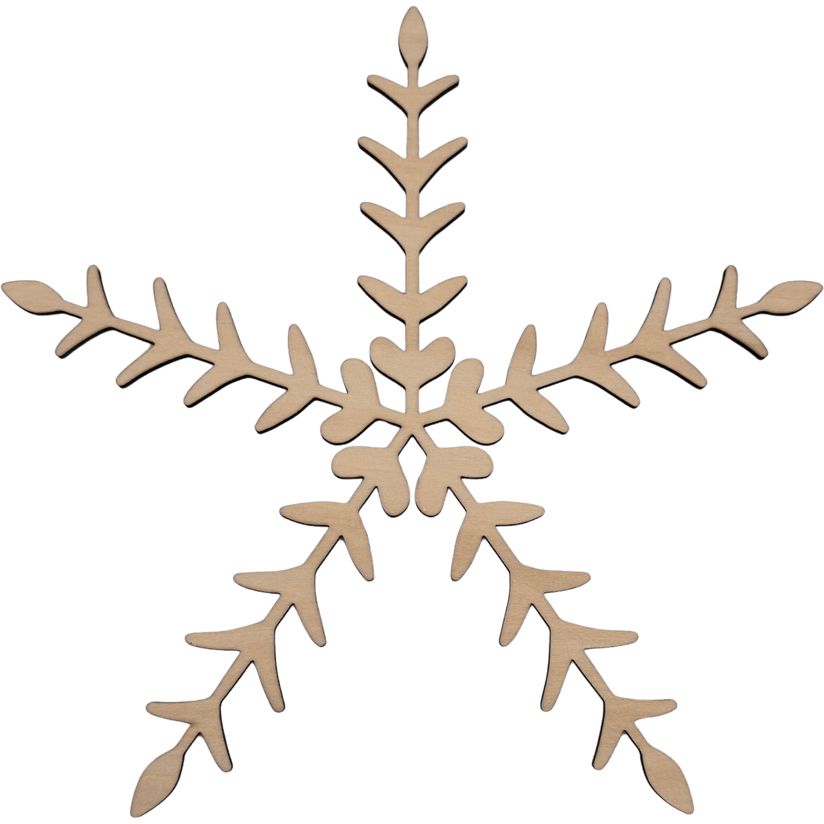 Lawn and Pets Christmas Wood Snow Flakes Design 40 Lawn and Pets