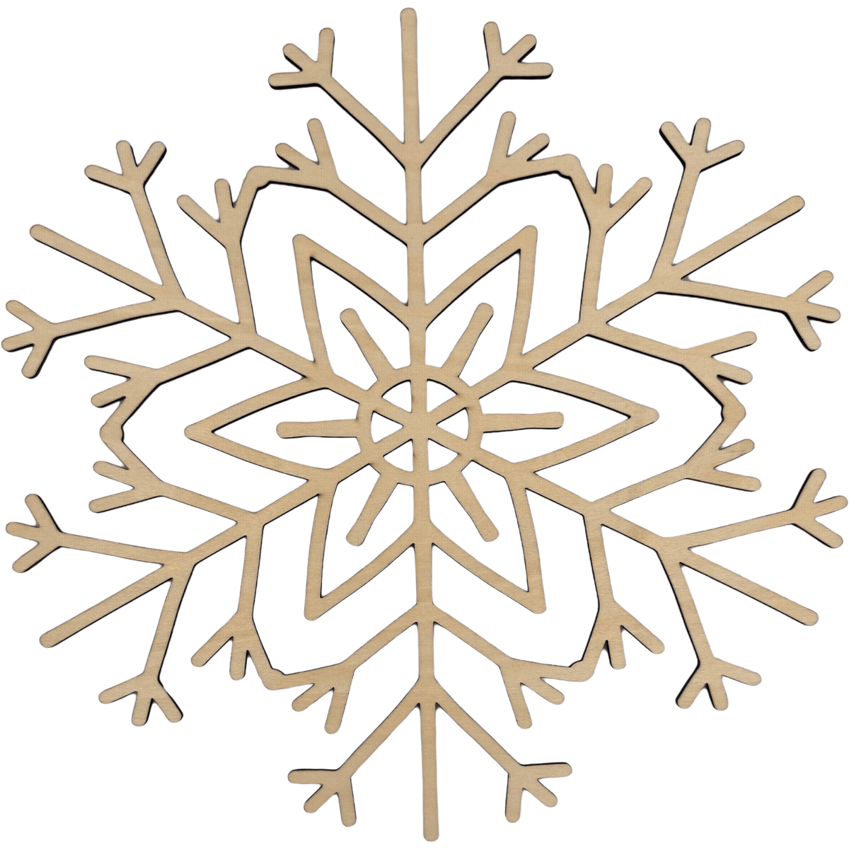 Lawn and Pets Christmas Wood Snow Flakes Design 42 Lawn and Pets