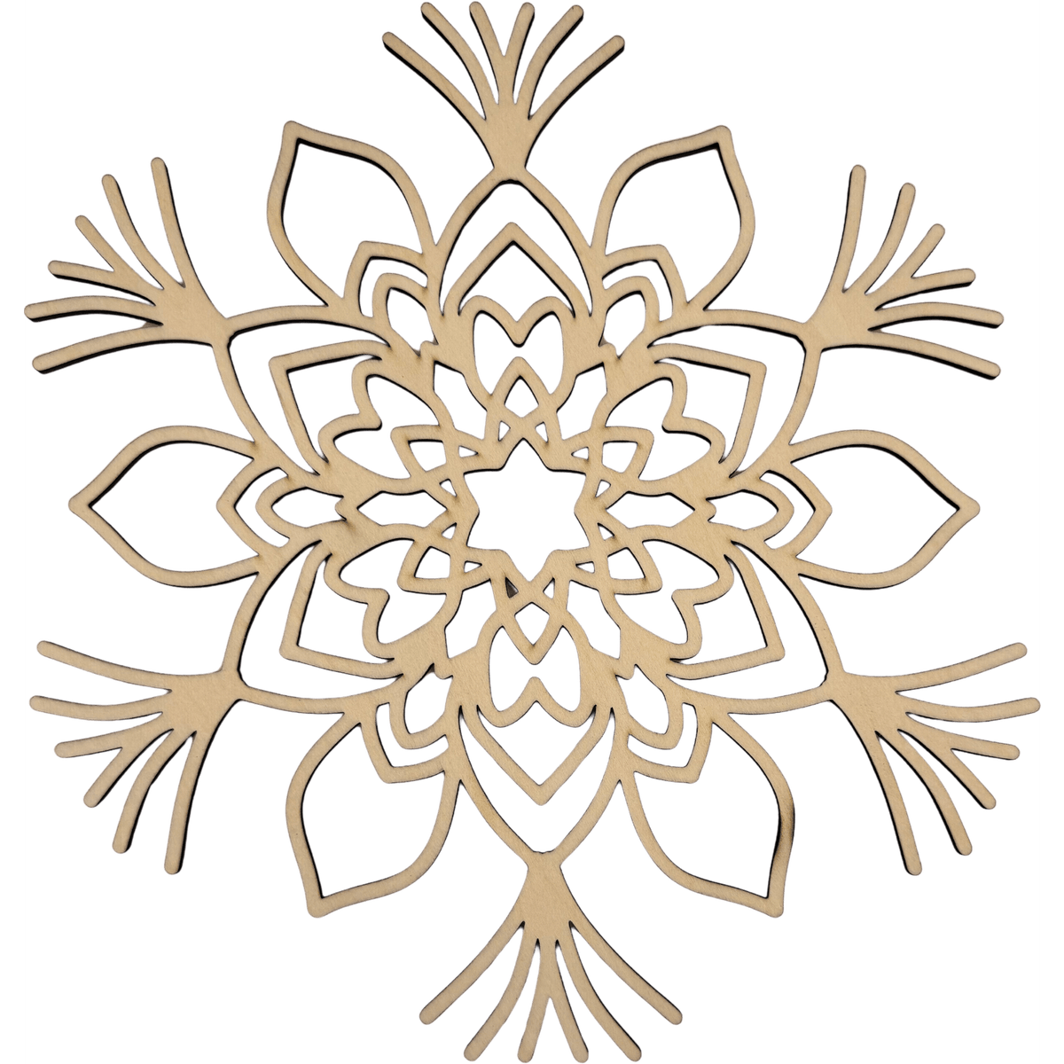 Lawn and Pets Christmas Wood Snow Flakes Design 44 Lawn and Pets