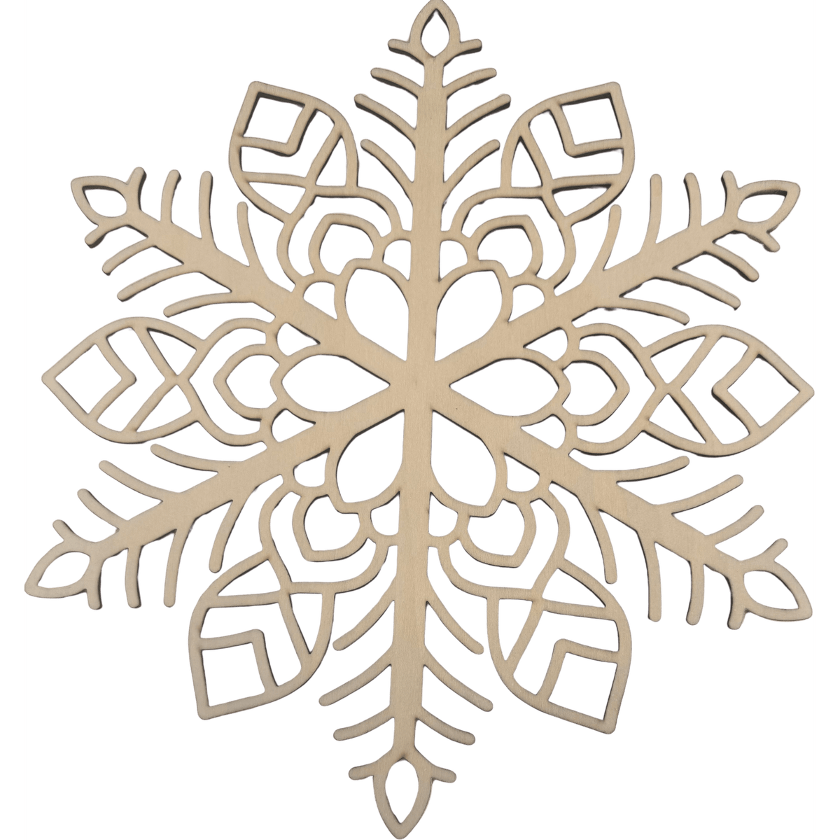 Lawn and Pets Christmas Wood Snow Flakes Design 46 Lawn and Pets