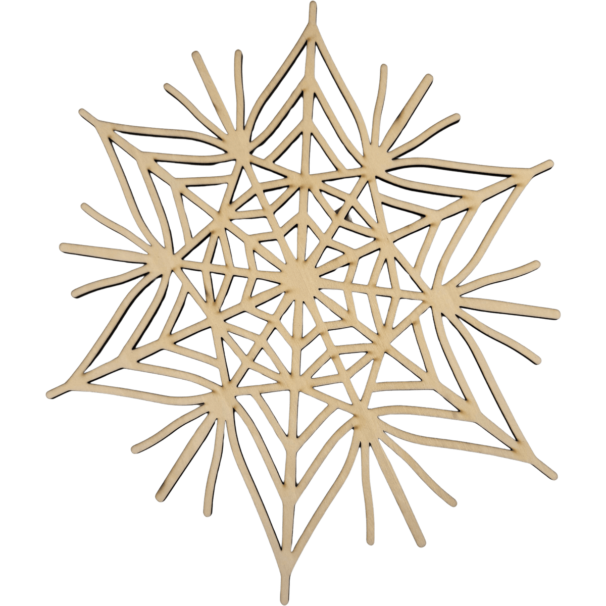 Lawn and Pets Christmas Wood Snow Flakes Design 48 Lawn and Pets