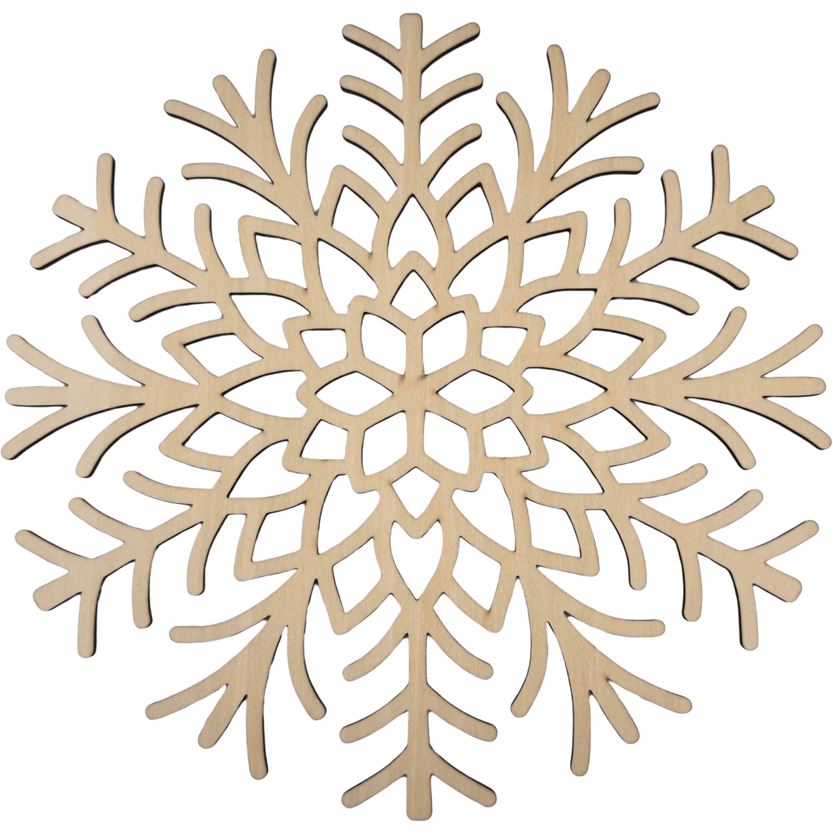 Lawn and Pets Christmas Wood Snow Flakes Design 51 Lawn and Pets