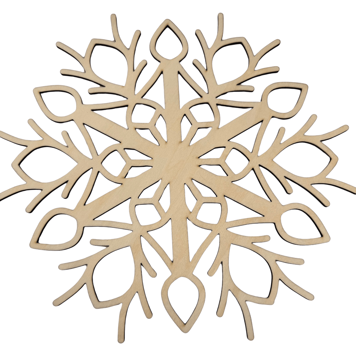 Lawn and Pets Christmas Wood Snow Flakes Design 55 Lawn and Pets