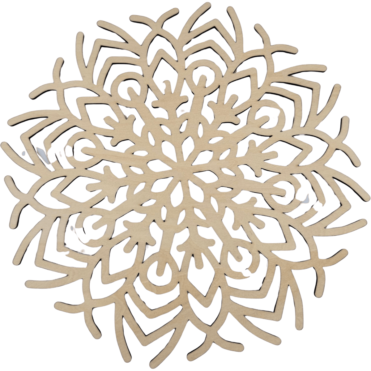 Lawn and Pets Christmas Wood Snow Flakes Design 58 Lawn and Pets