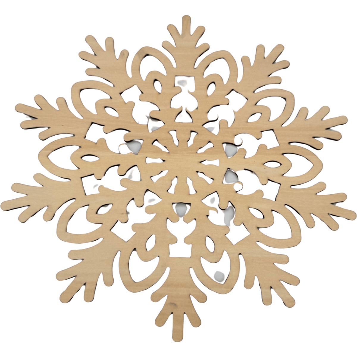 Lawn and Pets Christmas Wood Snow Flakes Design 60 Lawn and Pets