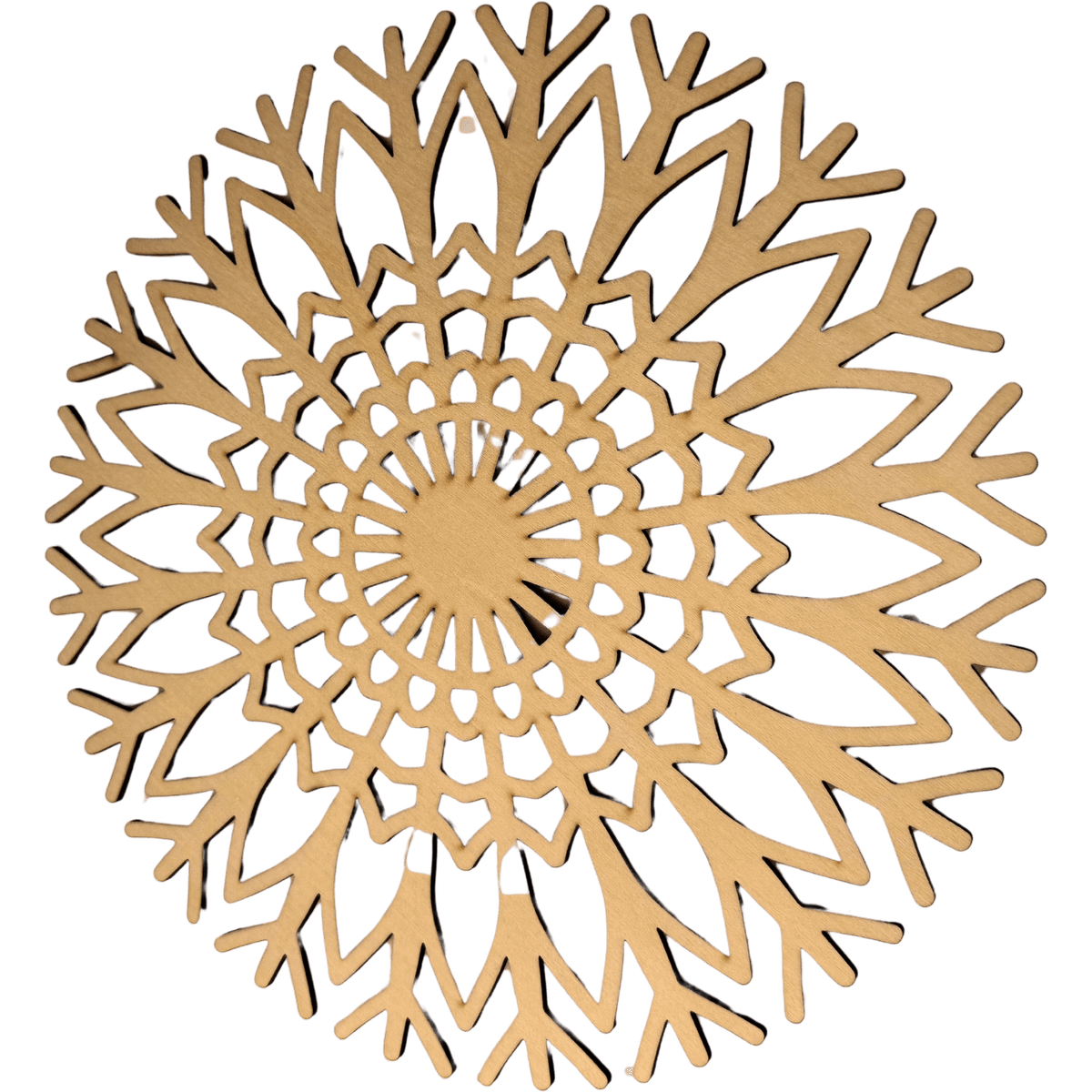 Lawn and Pets Christmas Wood Snow Flakes Design 68 Lawn and Pets