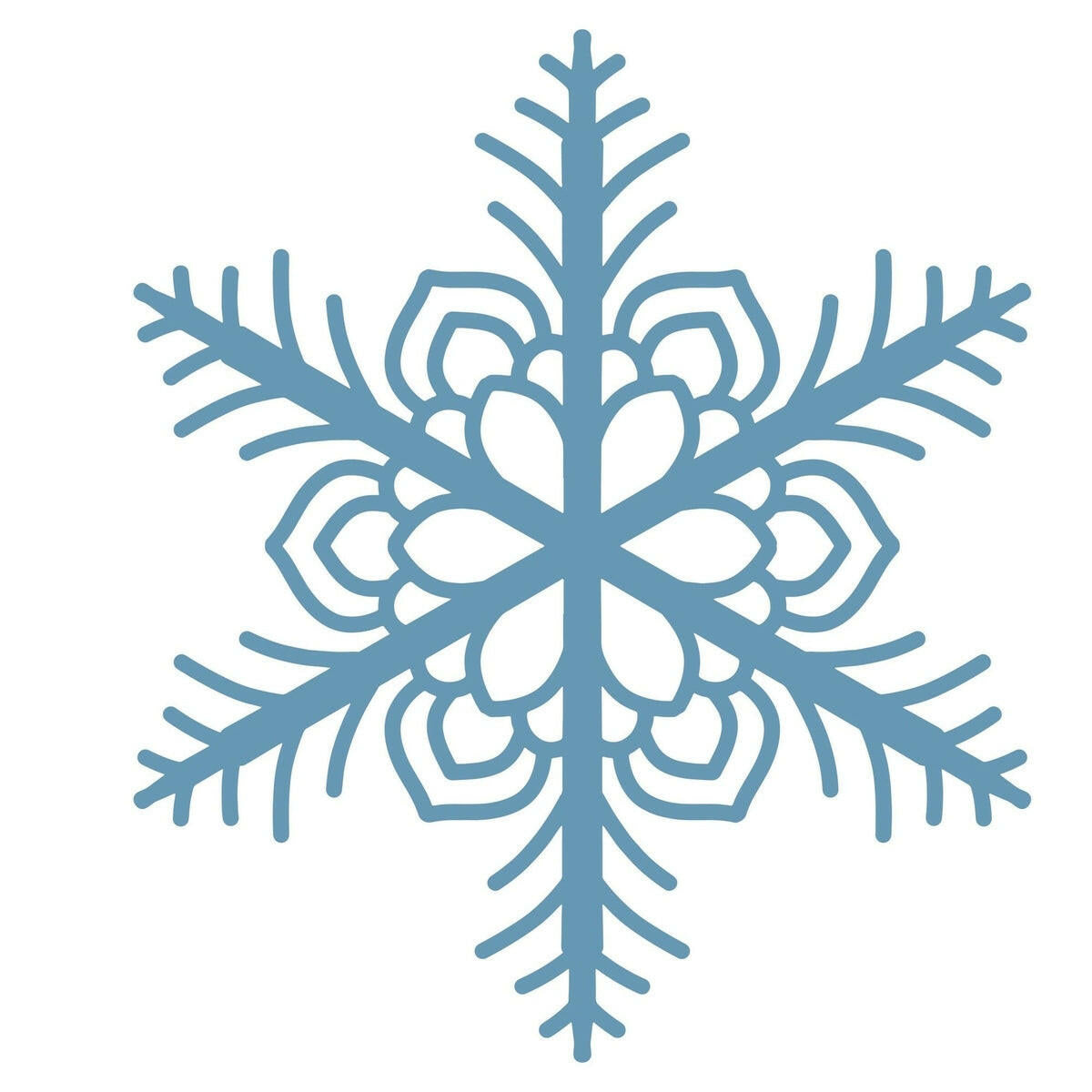 Lawn and Pets Christmas Wood Snow Flakes Design 71 Lawn and Pets