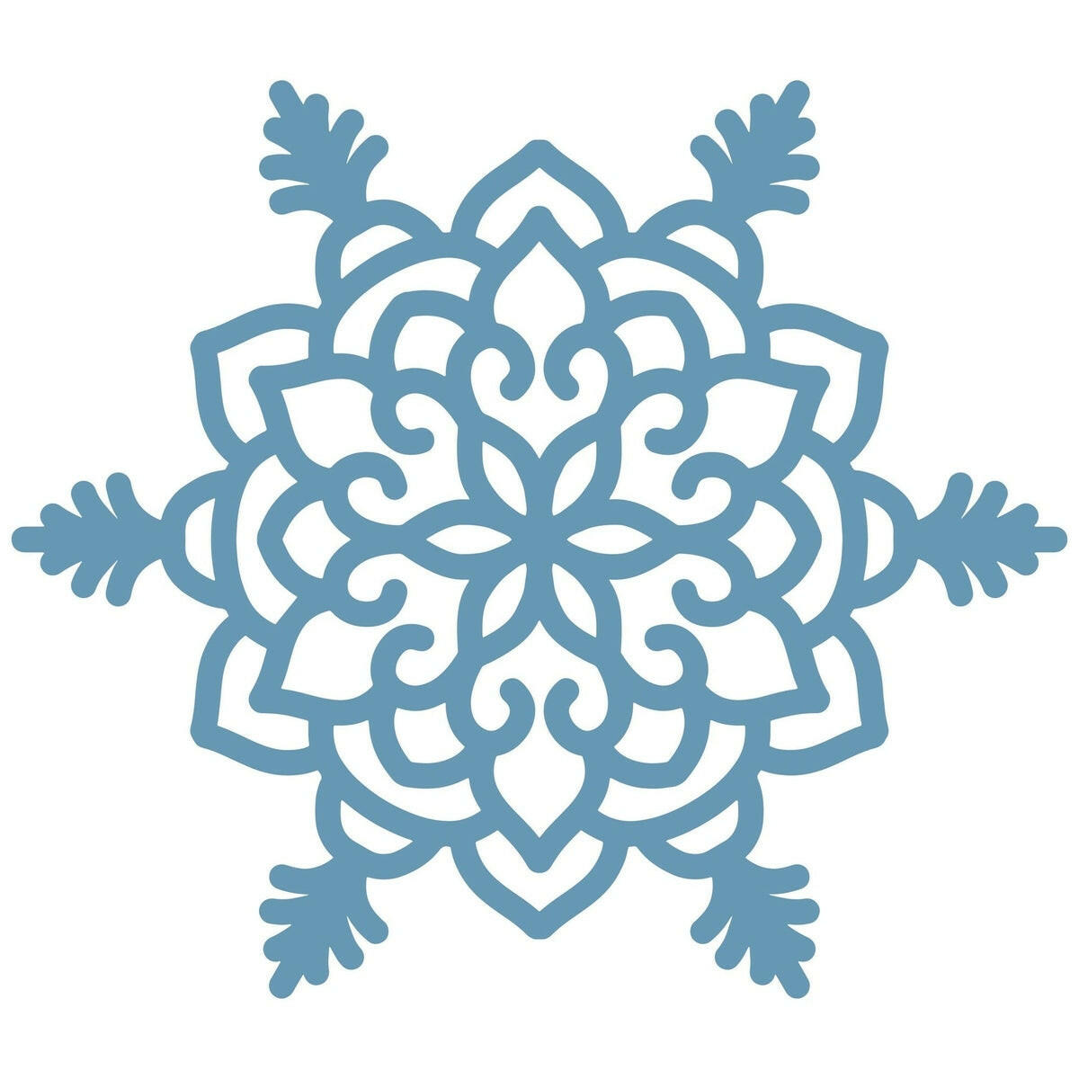 Lawn and Pets Christmas Wood Snow Flakes Design 76 Lawn and Pets