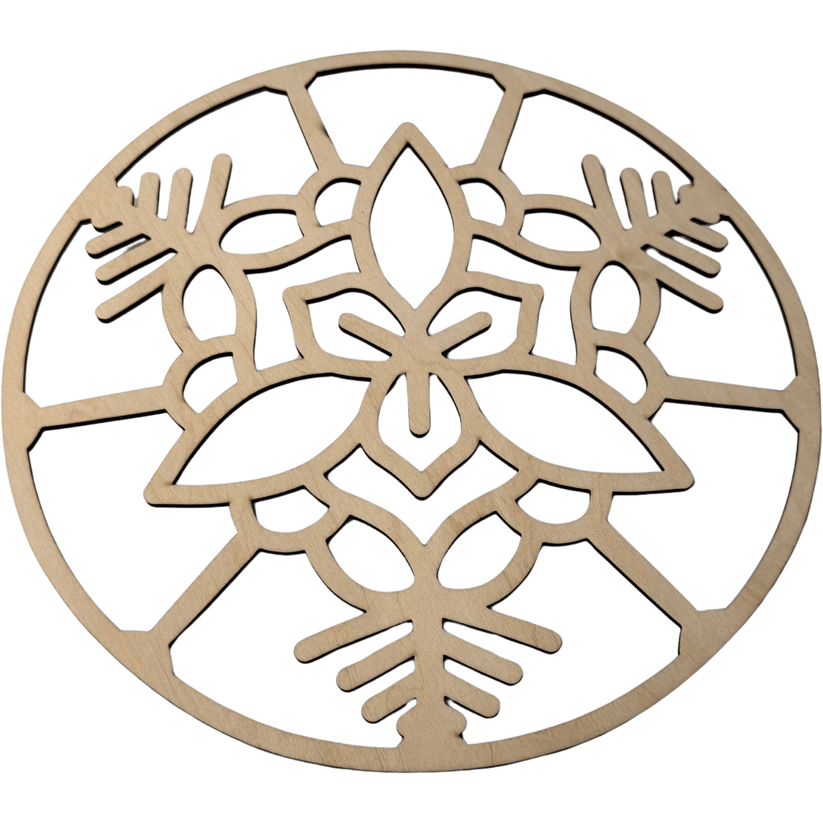 Lawn and Pets Christmas Wood Snow Flakes Design 83 Lawn and Pets