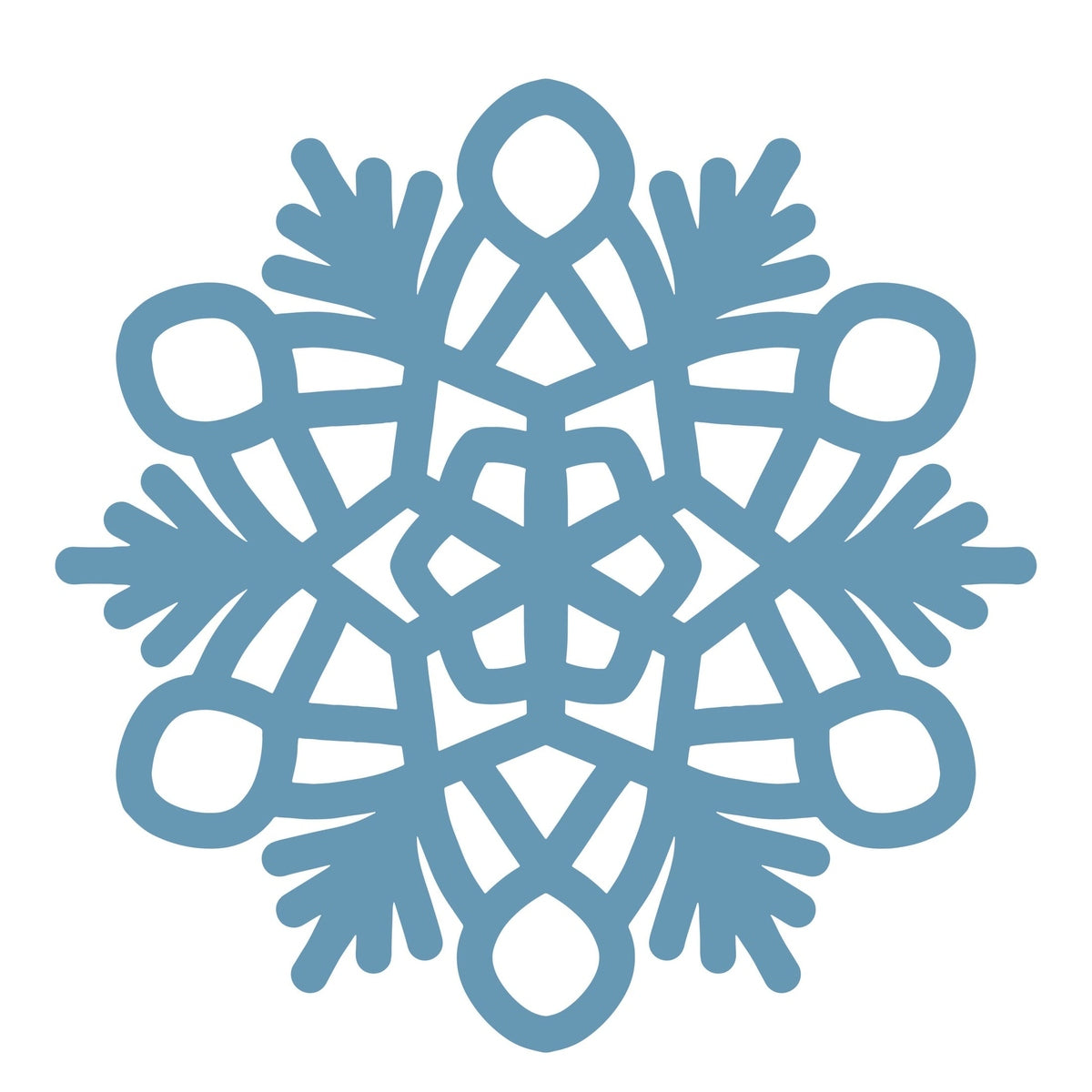 Lawn and Pets Christmas Wood Snow Flakes Design 84 Lawn and Pets