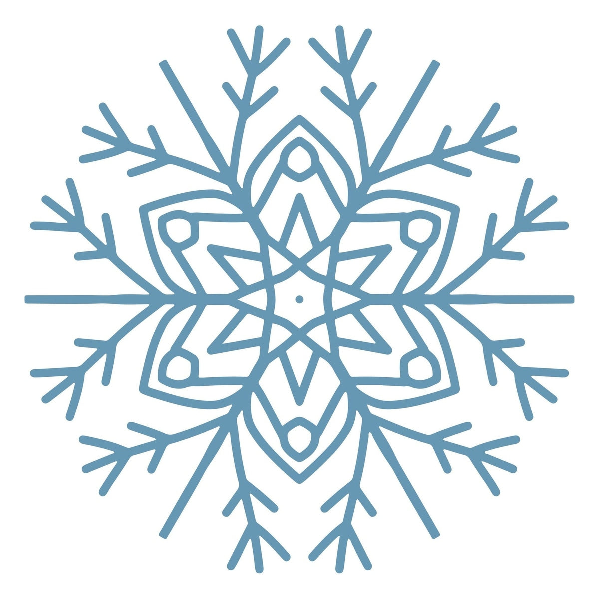 Lawn and Pets Christmas Wood Snow Flakes Design 87 Lawn and Pets