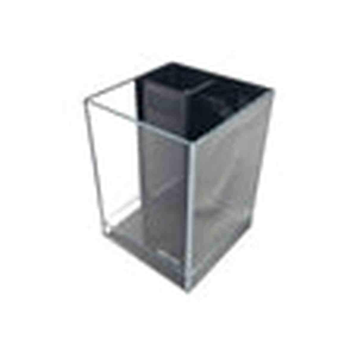 Lifegard Elevated Aquarium - Low Iron Ultra Clear - Back Filter with Pump 5.9" x 5.9" x