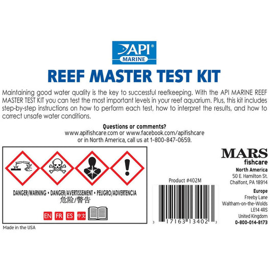 Marine Reef Master Test Kit API