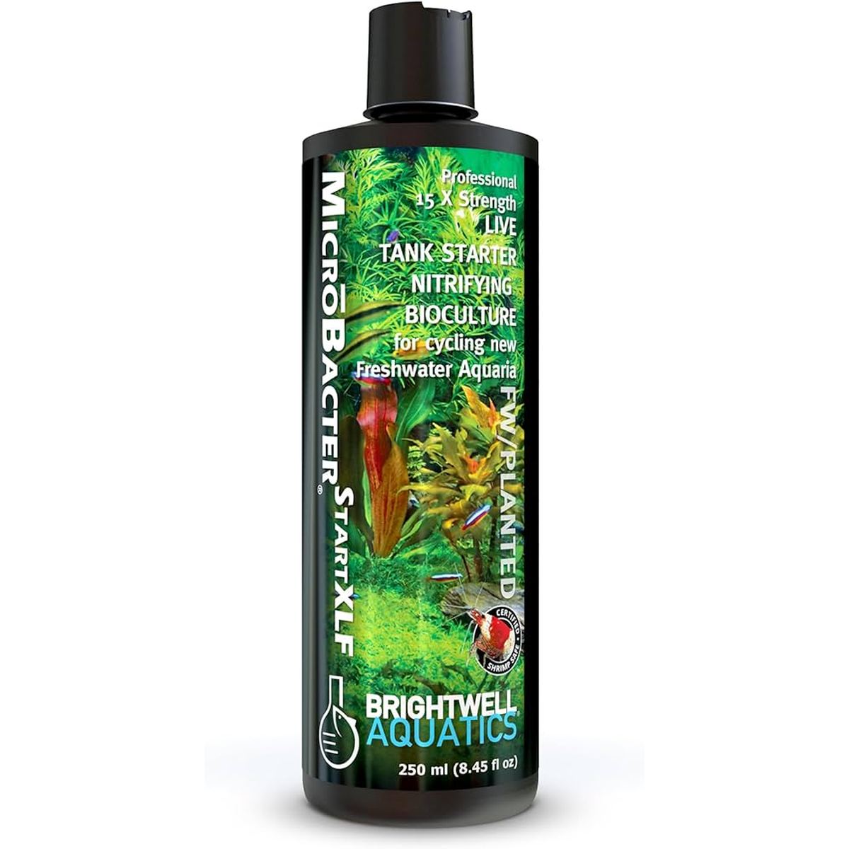 MicroBacter Start XLF – Professional Strength Nitrifying Bacteria for Freshwater Aquariums Brightwell Aquatics