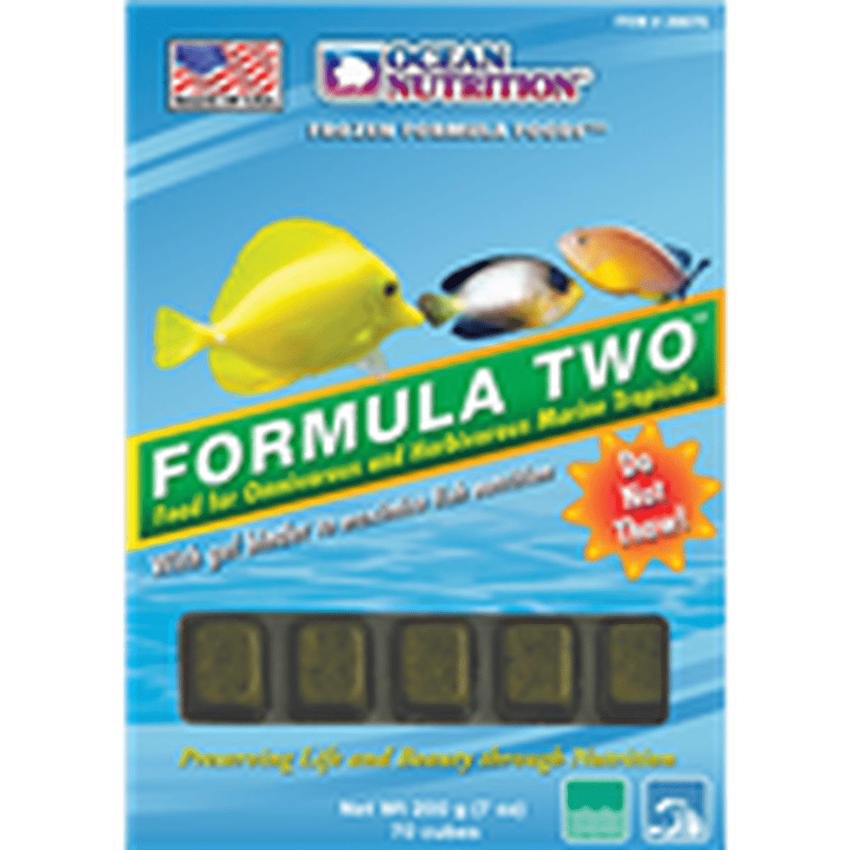 Ocean Nutrition FROZEN Formula 2 Food 7 Oz. Cube Ocean Nutrition