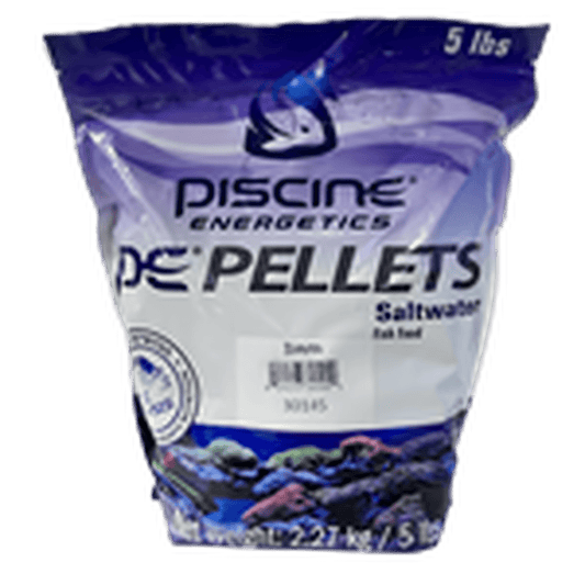 PE Mysis Pellets Saltwater 3mm - 5lb Pouch Piscine Energetics