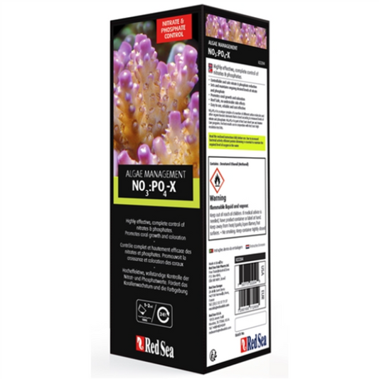 Red Sea NO3:PO4-X Nitrate & Phosphate Reducer — 500 mL / 1 L / 5 L Red Sea
