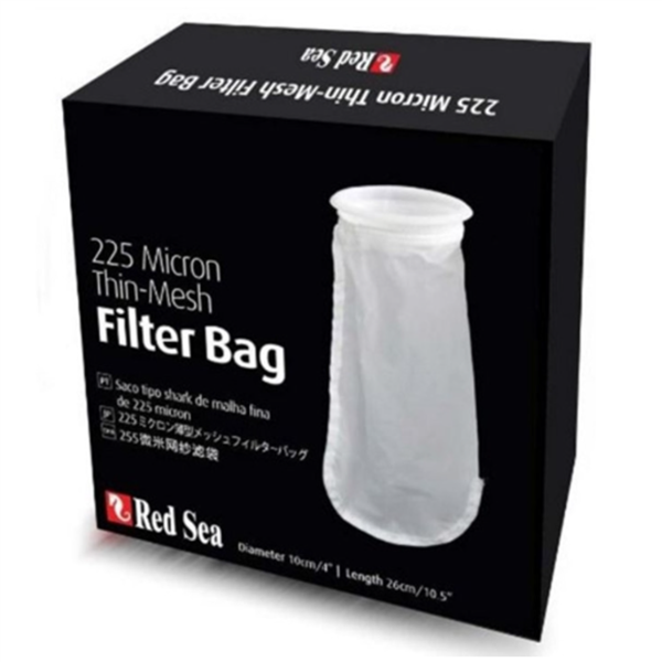 Red Sea 225 Micron Thin-Mesh Filter Bag — 4" x 10.5" Red Sea