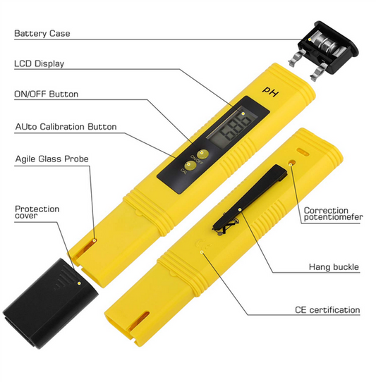 Aquarium Elements Handheld Digital pH Meter Aquarium Elements