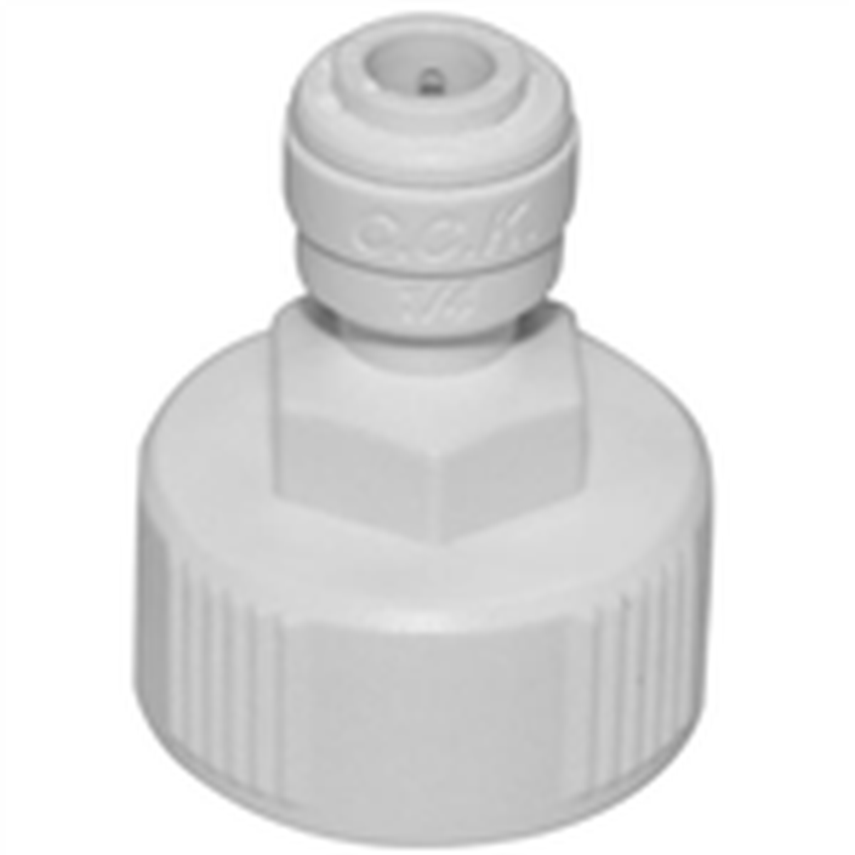 RO Garden Hose Adapter 3/4" FPT x 1/4" Tube QC ReefH2O