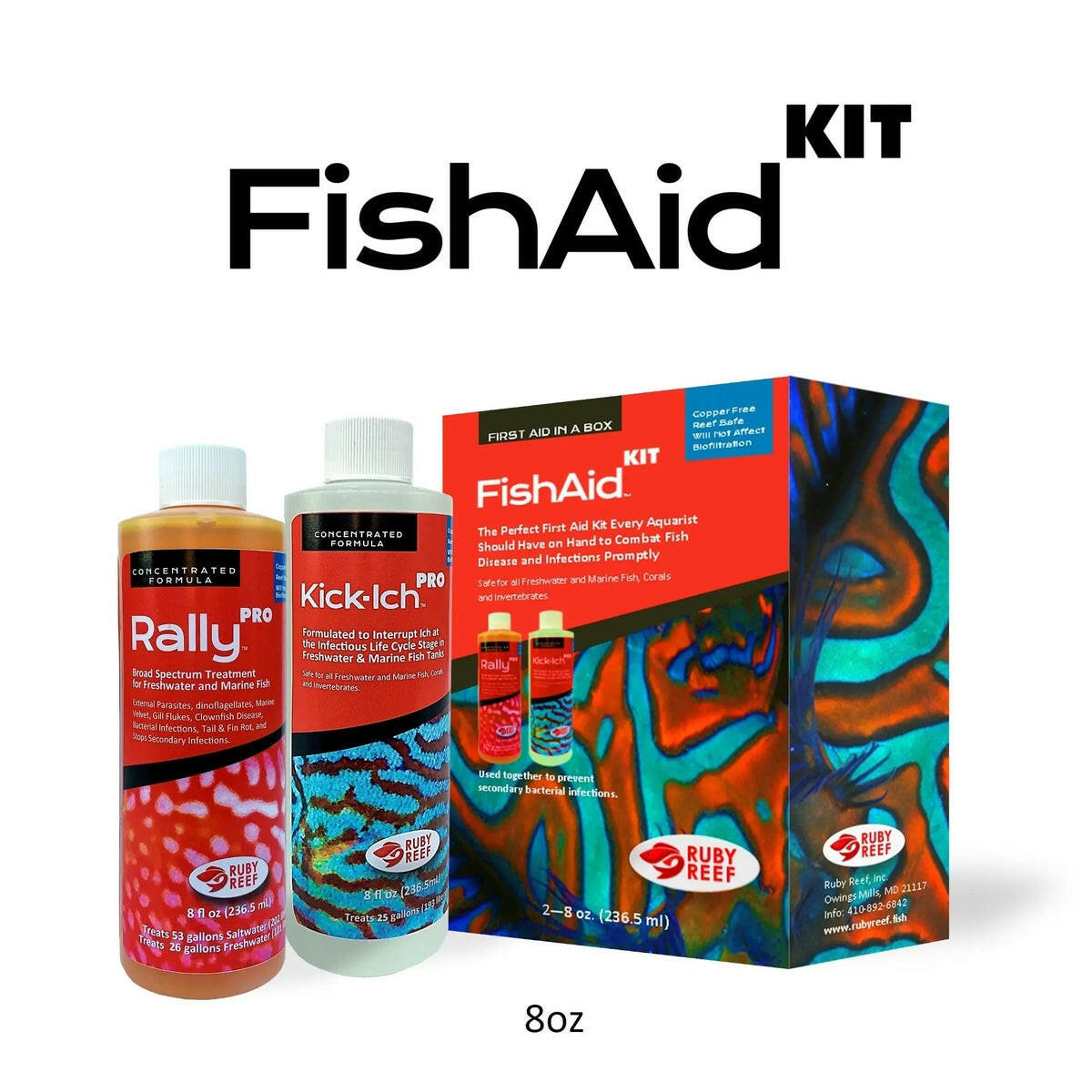 Ruby Reef FishAid Pro Combo Pack Ruby Reef