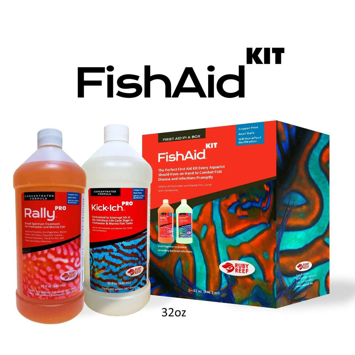 Ruby Reef FishAid Pro Combo Pack Ruby Reef