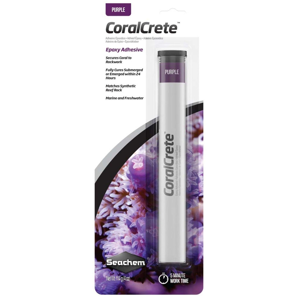 Seachem CoralCrete™ – Strong & Secure Epoxy for Coral & Rockwork Seachem