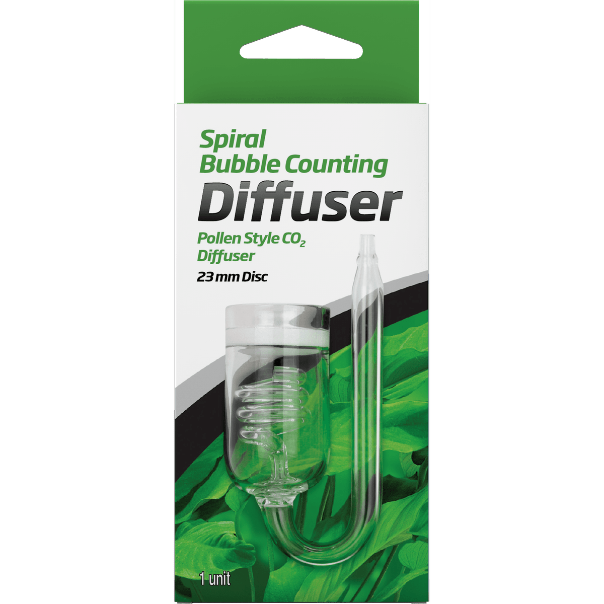 Seachem Glass Bubble Counting Spiral Diffuser - Pollen Seachem