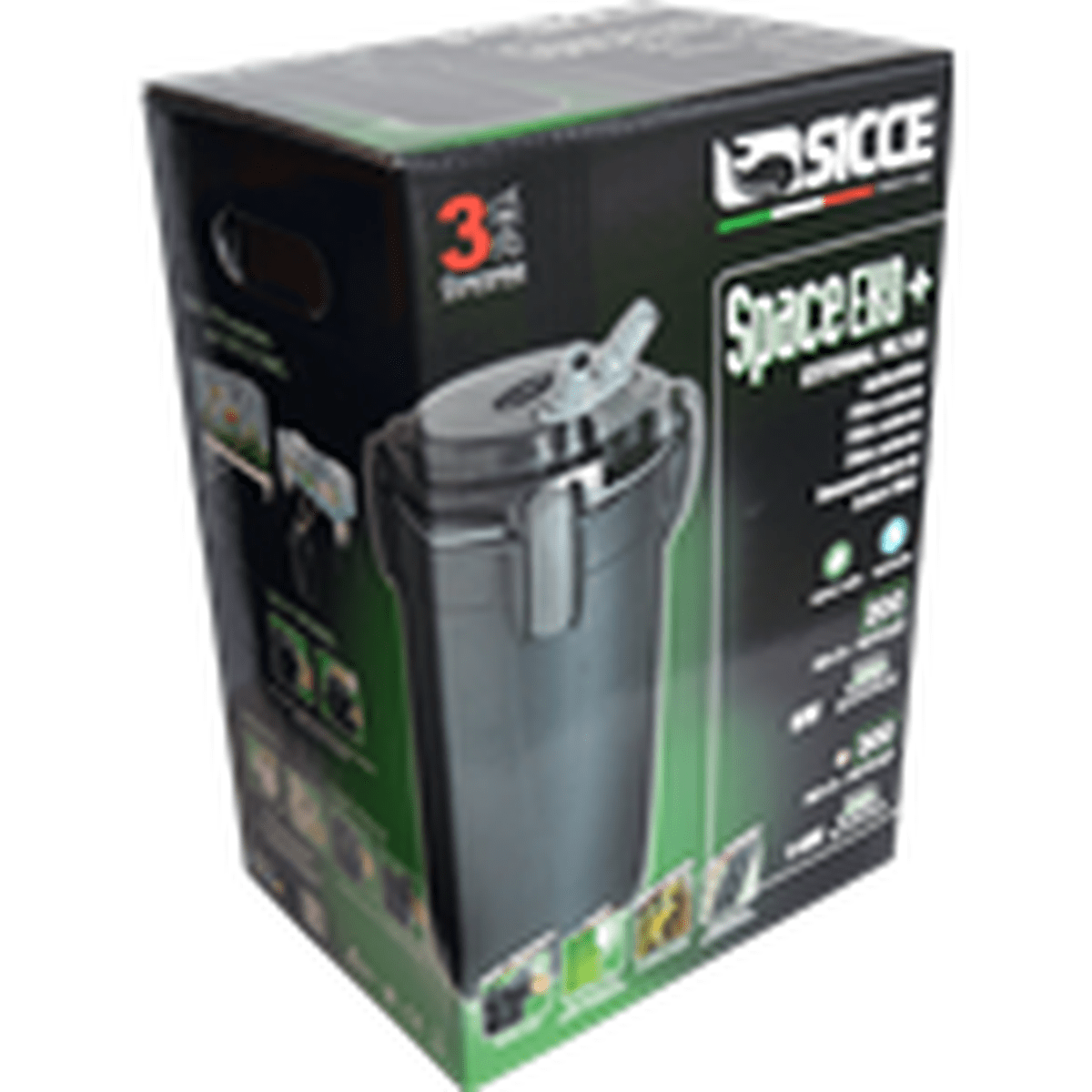 Sicce Space EKO 200 Canister Filter - 190gph Sicce
