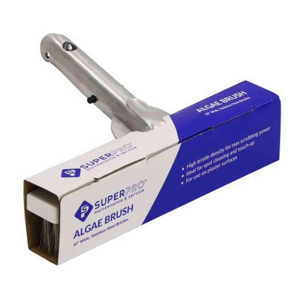 Super-Pro 10" Stainless Steel Service Grade Bristle Brush.